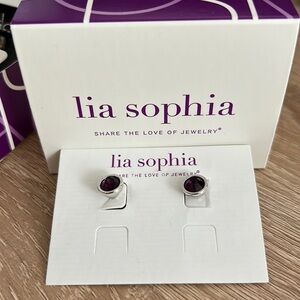 Lia Sophia birthday party February - stud earrings